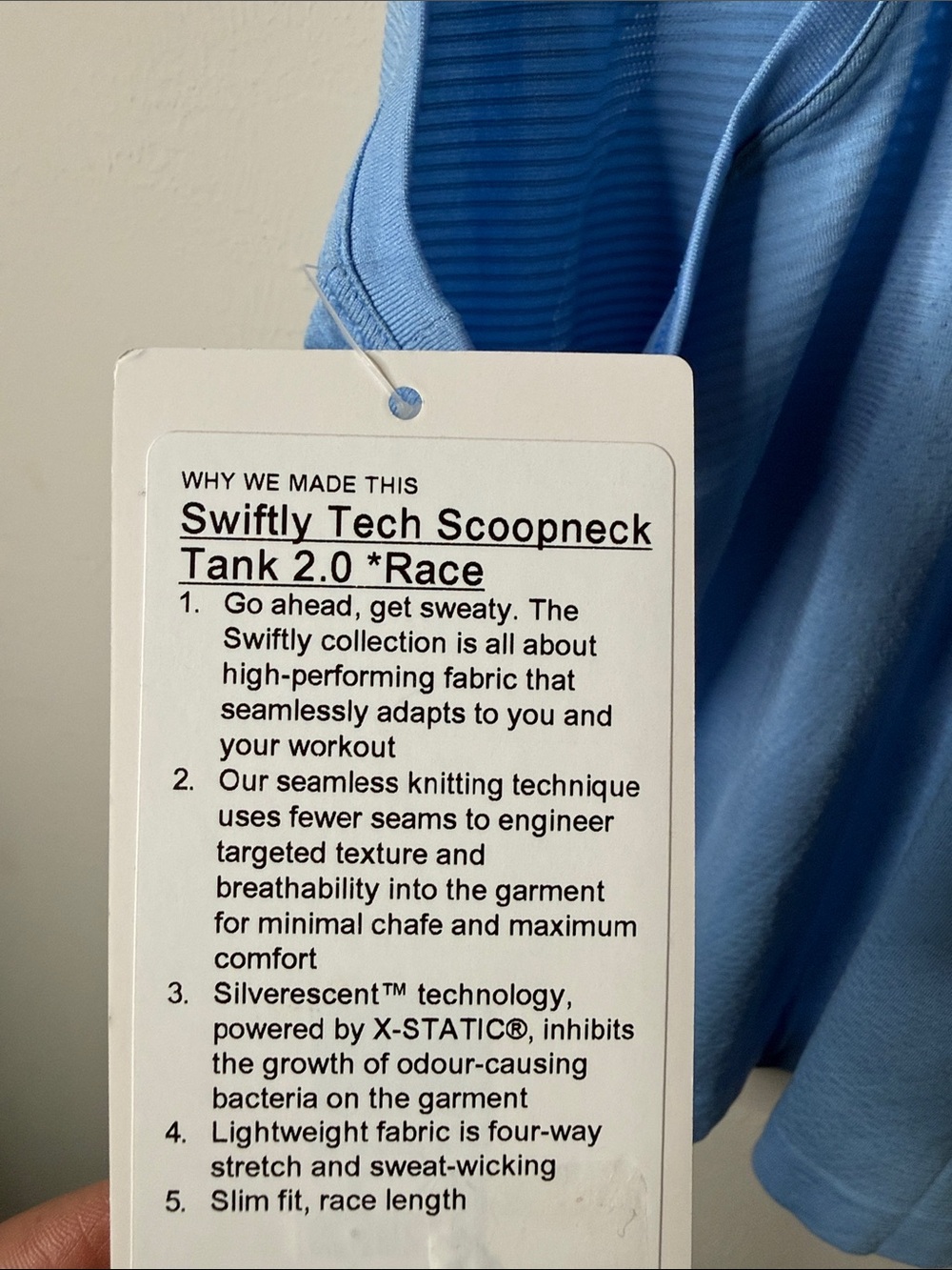 Lululemon Swiftly Tech Scoopneck Tank 2.0 *Race - Picture 4 of 4